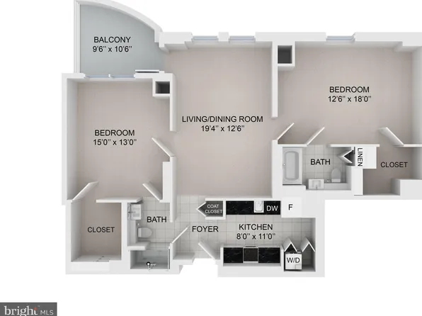 900 N Taylor St APT 1516, Arlington, VA 22203