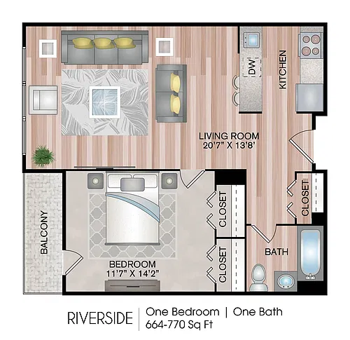 Floor plan Riverside