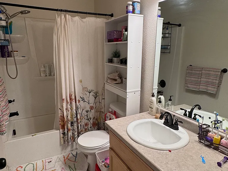 Shared full hallway bathroom upstairs