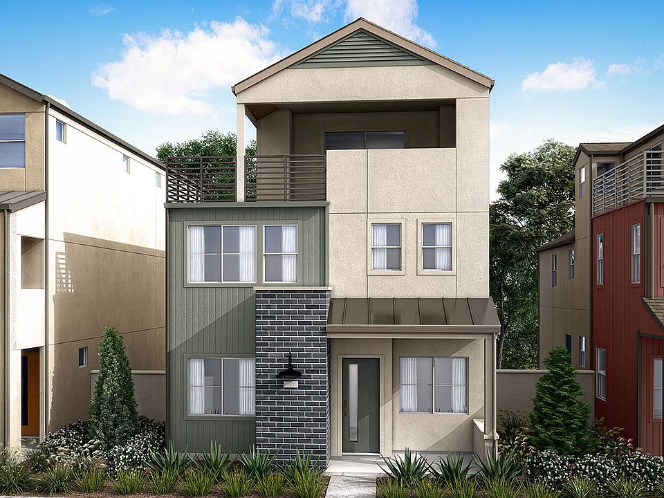 Contemporary Farmhouse Exterior Style Rendering