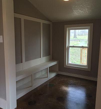 Custom Built-In in Mud Room