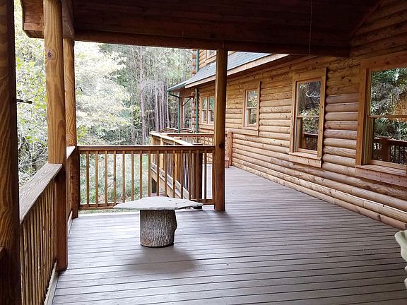 Looking towards side porch