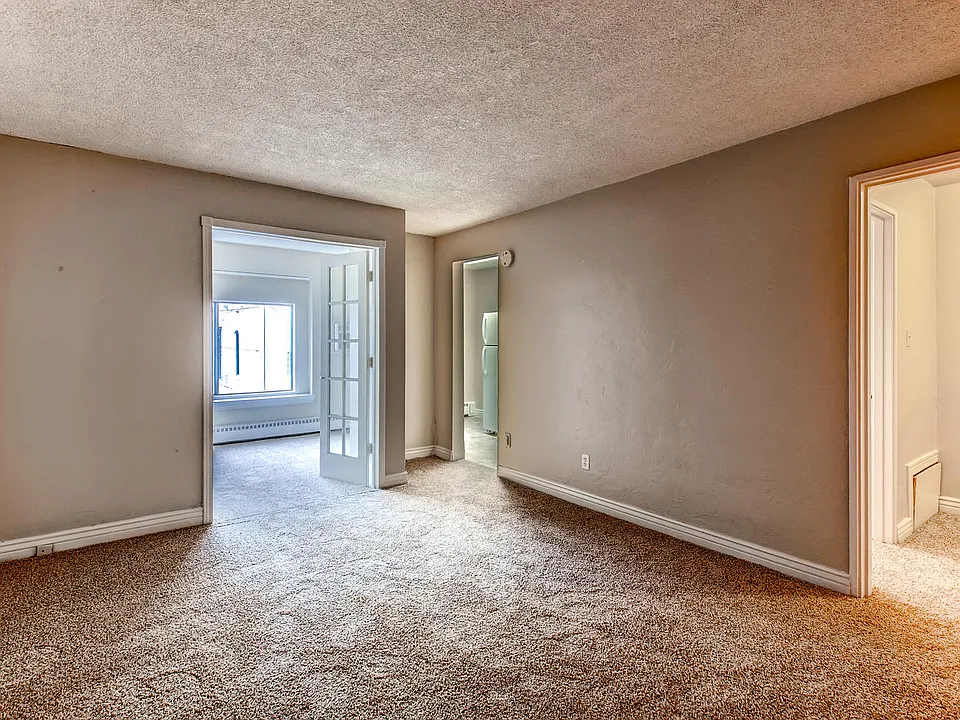 A Living Room at Fountainhead Apartments in Denver, CO