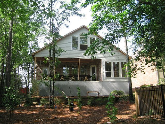 Back view of home