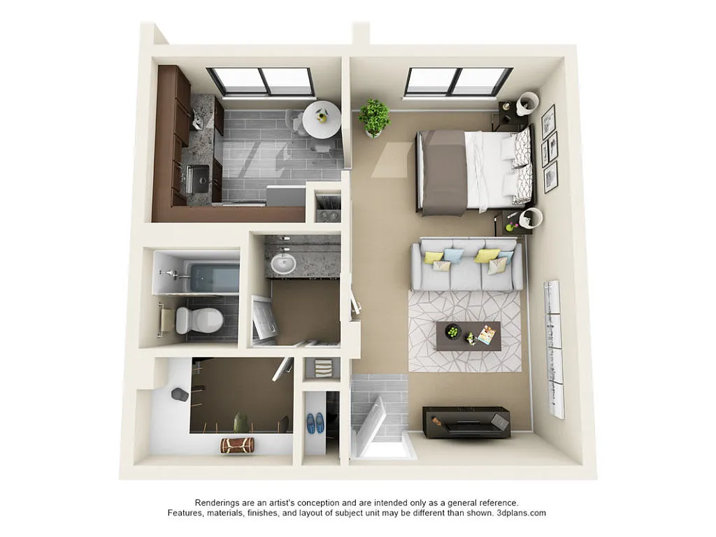 Floor plan Tower Studio