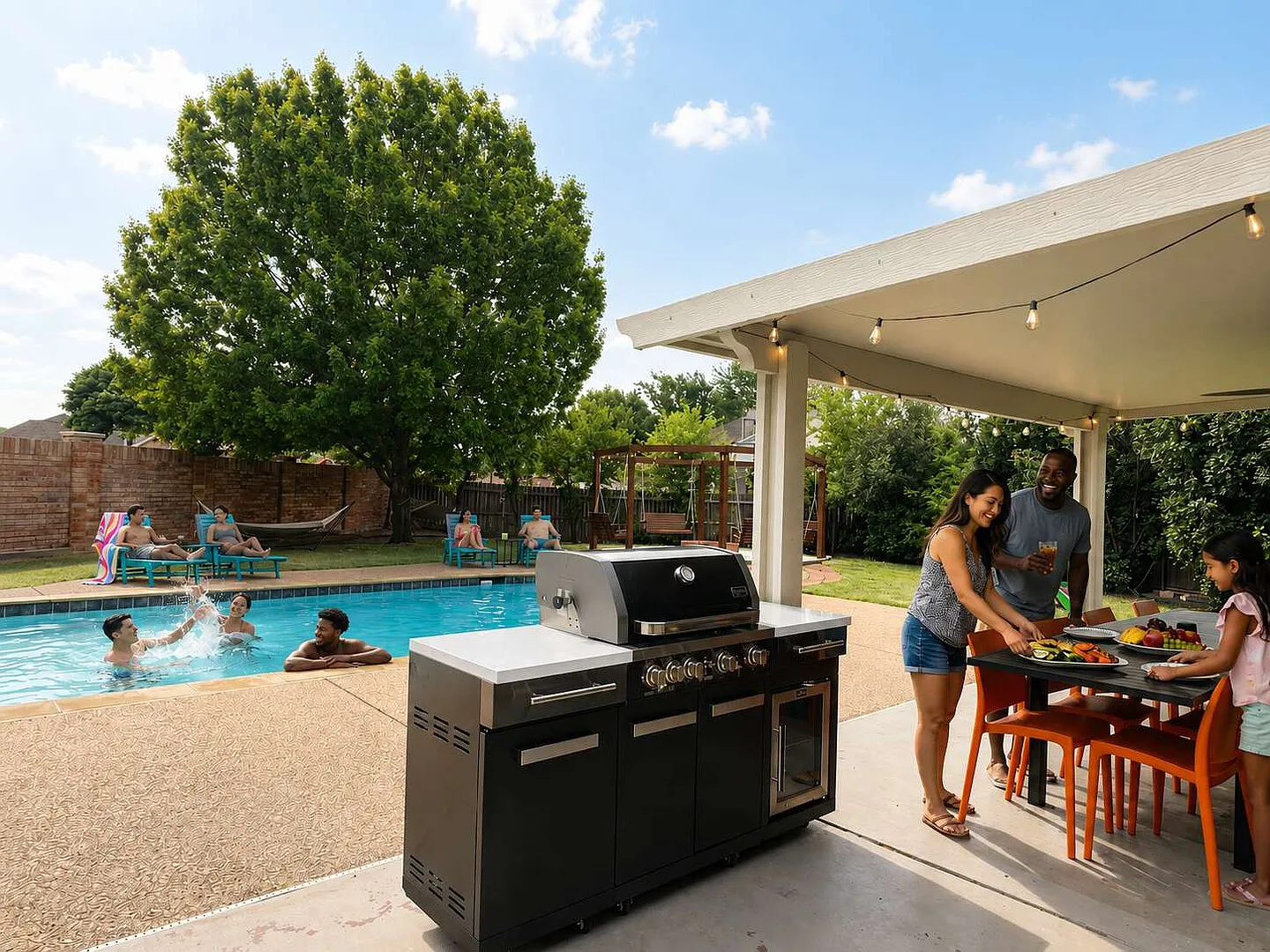 Luxury 6BR 2.5BA Home with Pool Cinema & Game Room — Photo 3