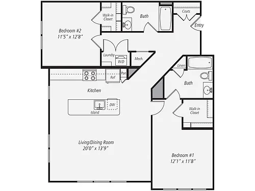 Floor plan B3-1252