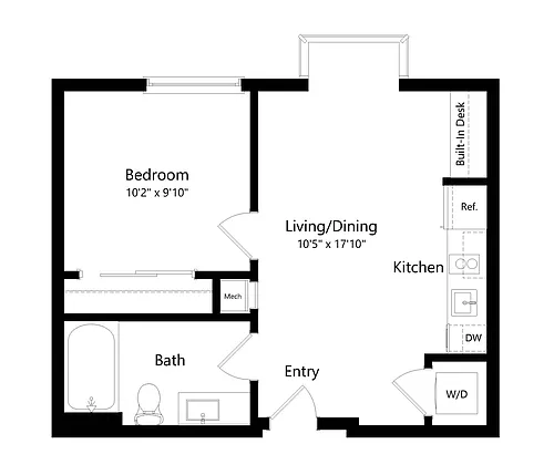 Floor plan OA1