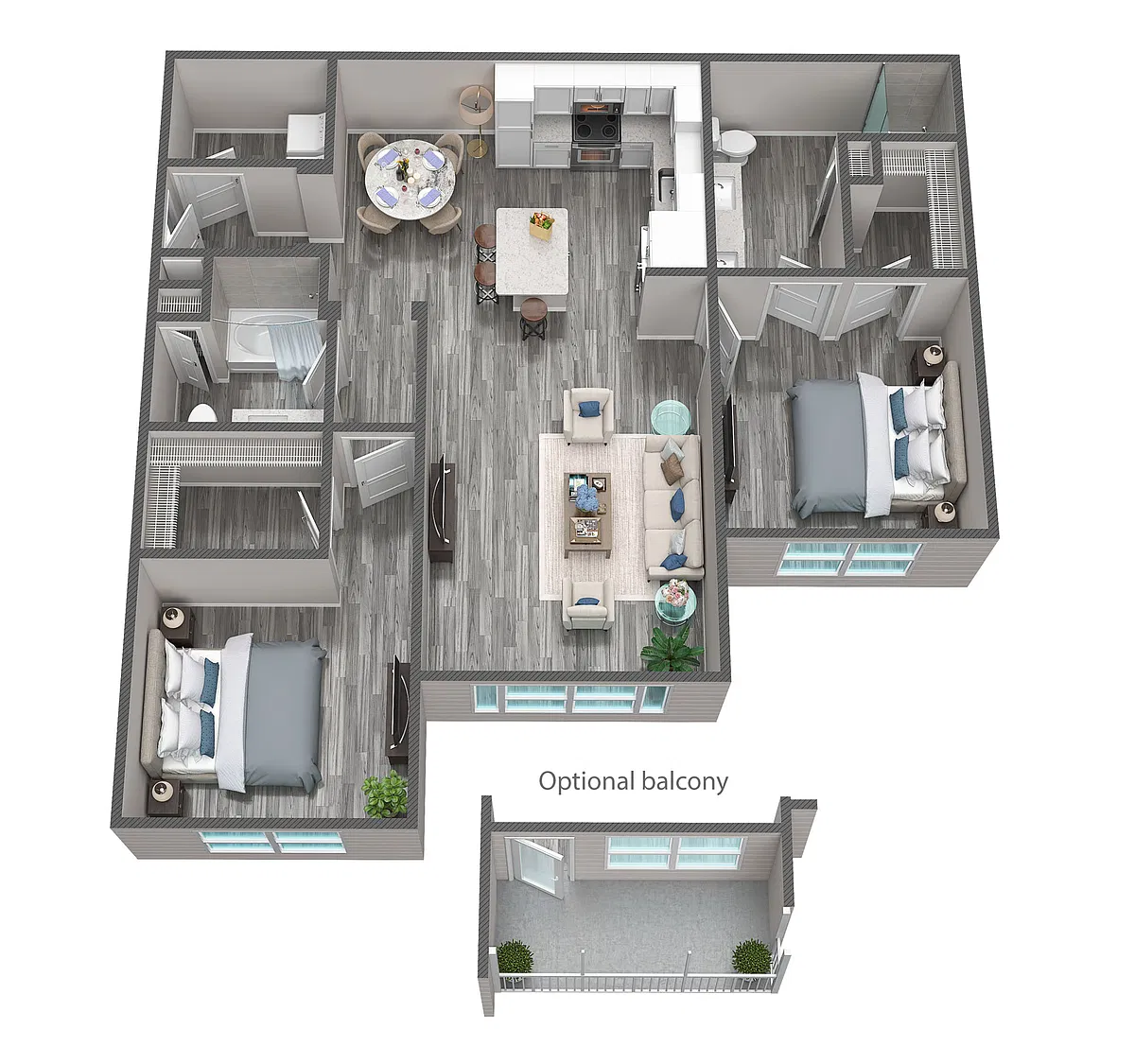 Floor plan B1