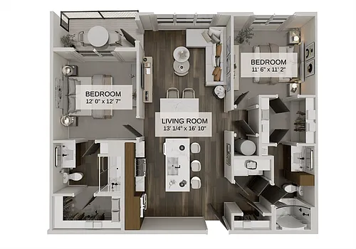 Floor plan Saguaro Grand (B1A)
