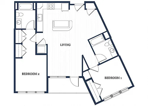 Floor plan B1