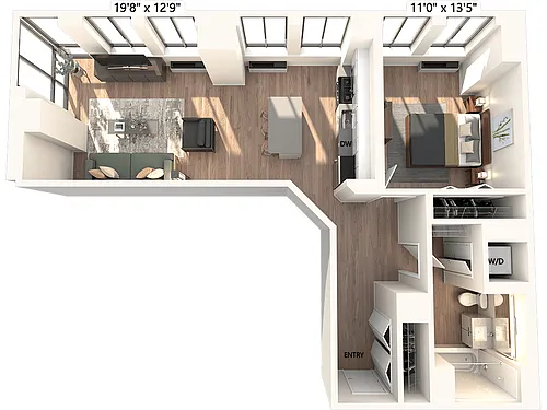 Floor plan A14-Renovated