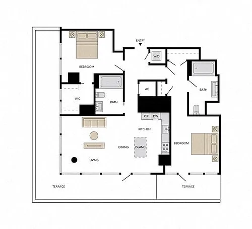 Floor plan 2-D1