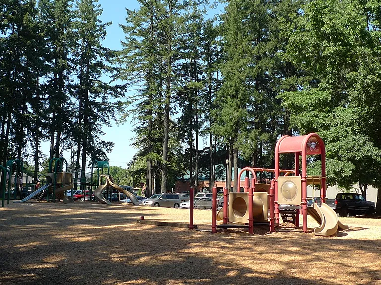 Next to Shute Park