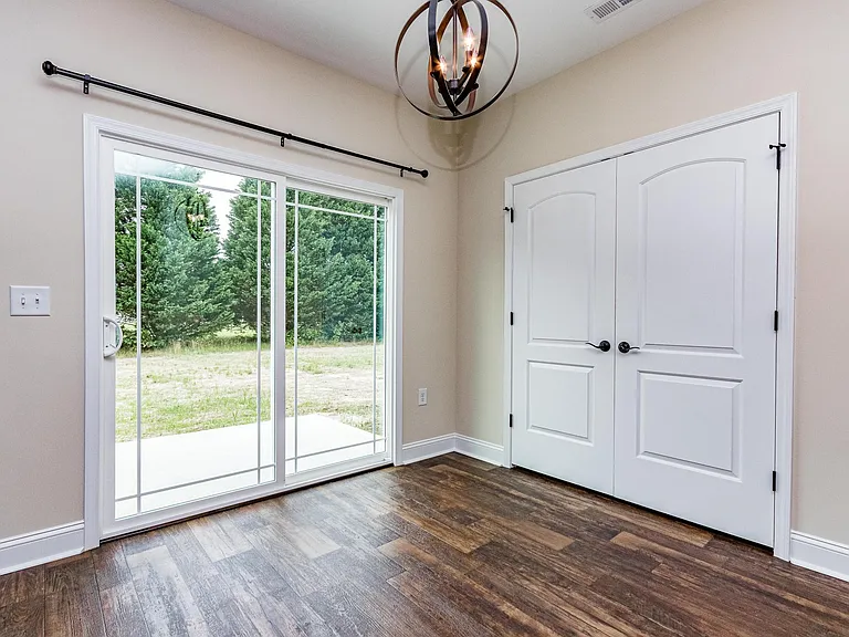 dining / view to back porch
