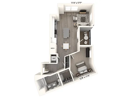 Floor plan A23U
