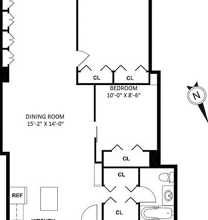 2nd image of 529 W 42nd St #5W