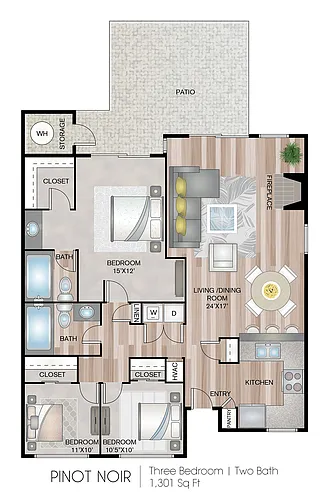 Floor plan Pinot Noir
