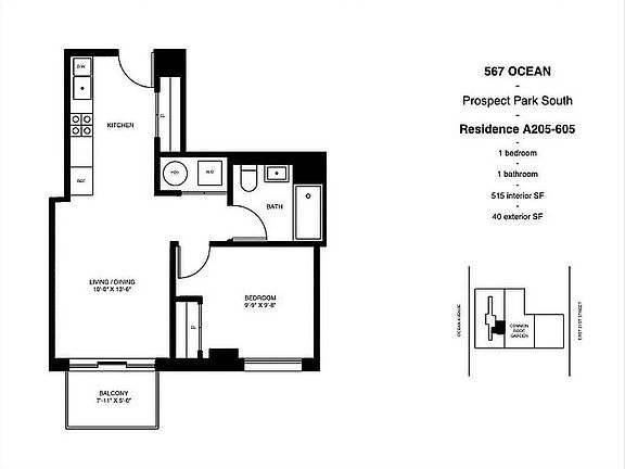 2nd image of 567 Ocean Ave #A205