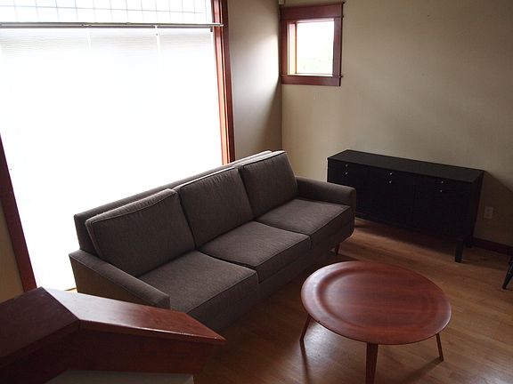 This home lends itself to modern/mid century furnishing