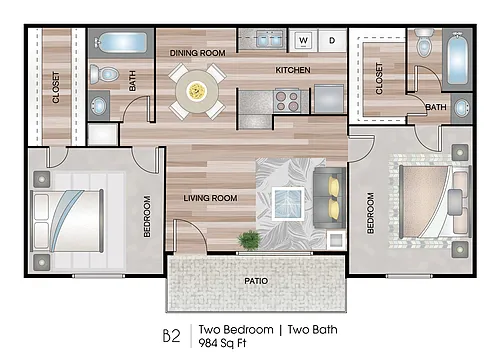 Floor plan B2