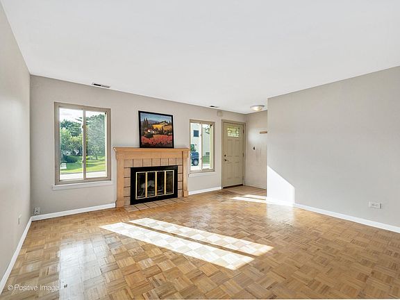 with Wood Burning Fireplace