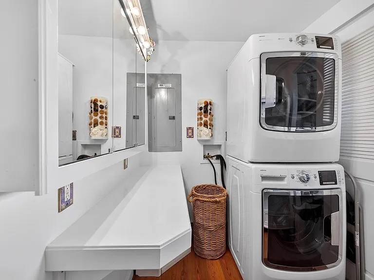 Laundry room with Washer and Dryer.