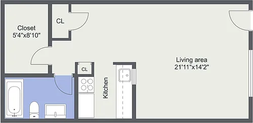 Floor plan Studio