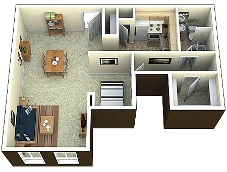 Floor plan Studio