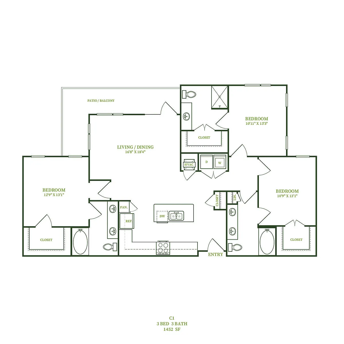 Floor plan C1