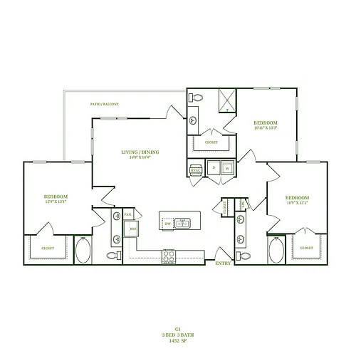 Floor plan C1