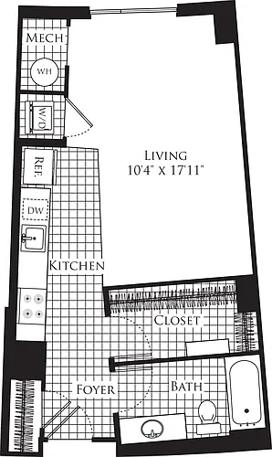 Floor plan Studio- 501