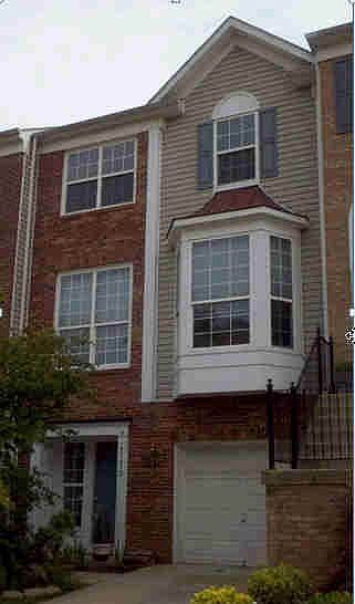 Front of townhouse
