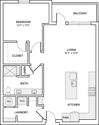 Floor plan A13