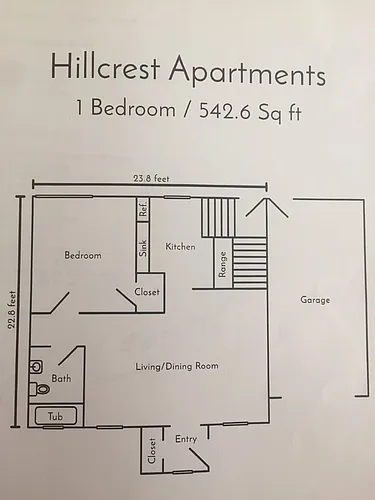 Floor plan Floorplan 1 bedroom
