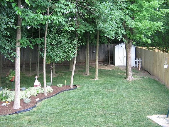 Nice shed in backyard