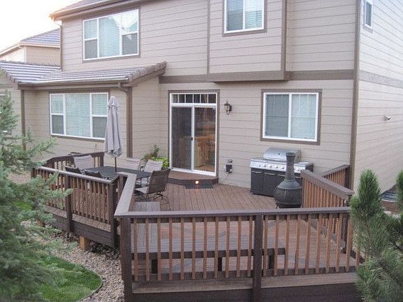 Rear of Home w/ Deck