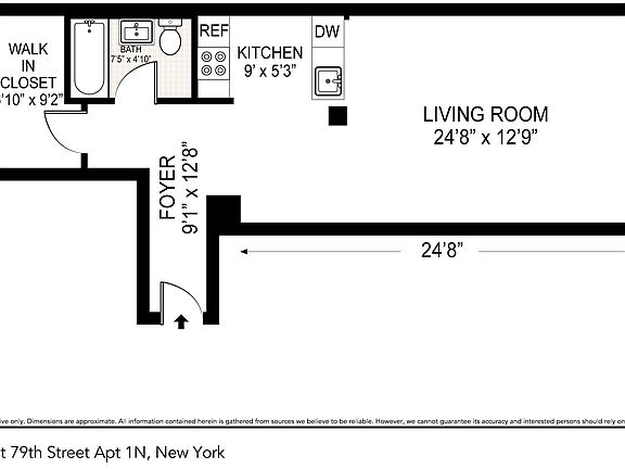 2nd image of 127 W 79th St #1N