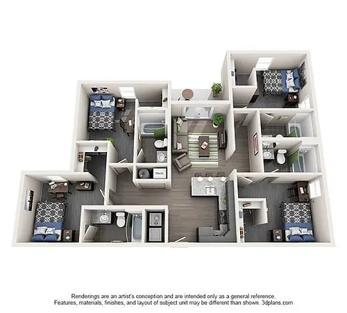 Floor plan The Cougar Unfurnished