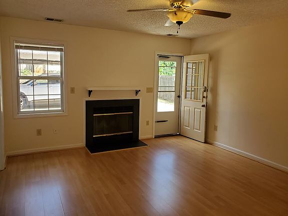 Living area space at backside of house,decorative fireplace 9/22