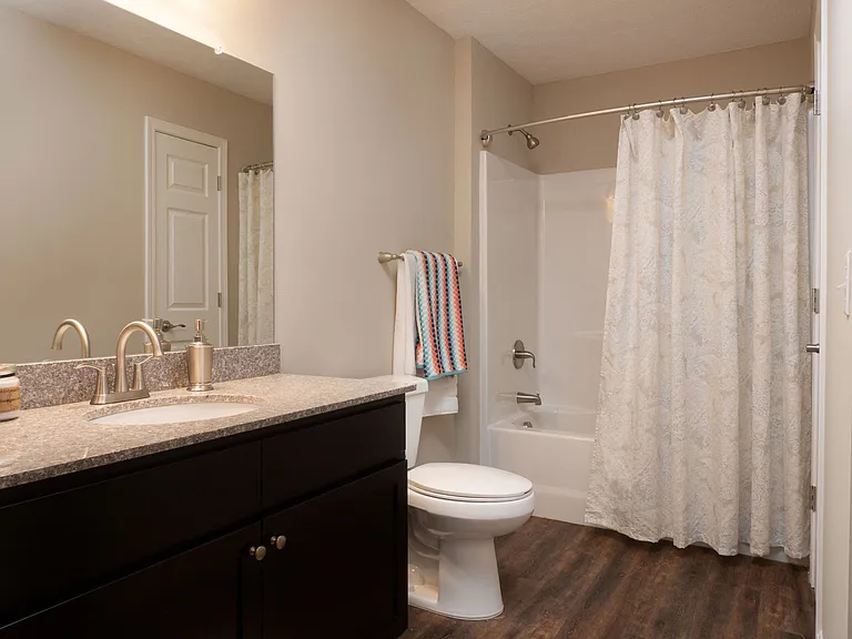 Two Large Bathrooms in Every Apartment Home