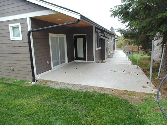 Back of building