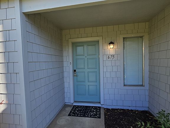 Front door of 675 Auburn Way
