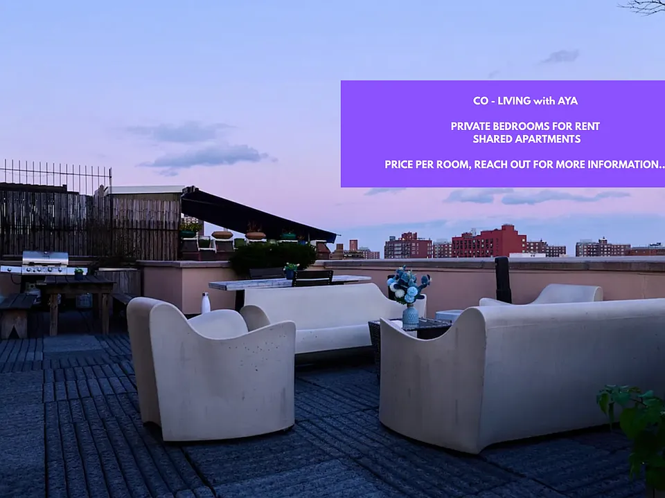 Co-living Furnished Bedrooms in the Lower East Side