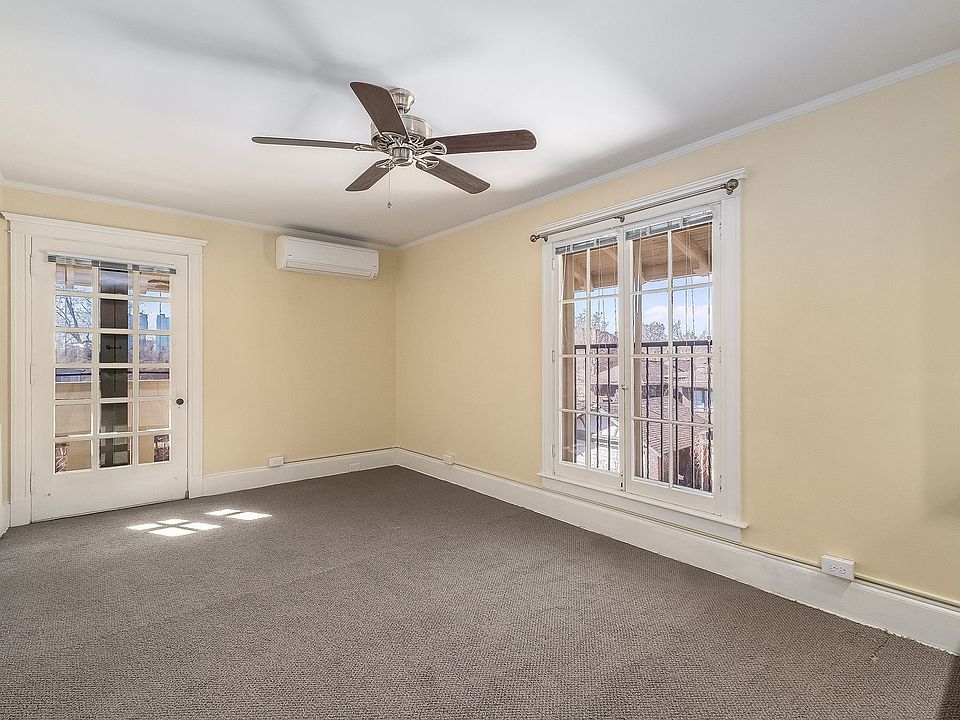 Living Room with doorway to Juliet balcony overlooking gorgeous garden