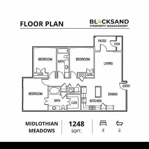 Floor plan 3 Bedroom