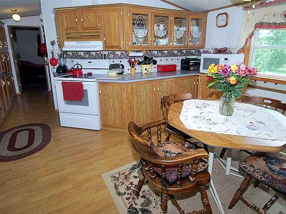 kitchen and dining area