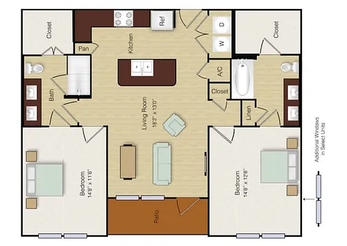 Floor plan B1 - B1