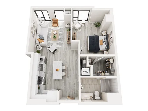 Floor plan 1E1