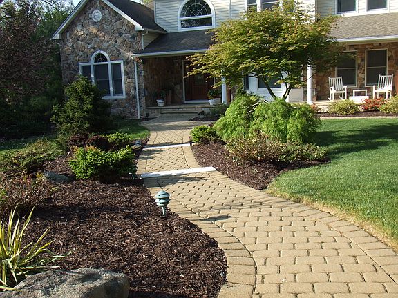 Front view and walkway